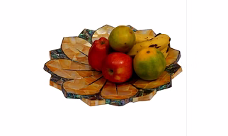 Handcrafted Marble Fruit Bowl - MFB007
