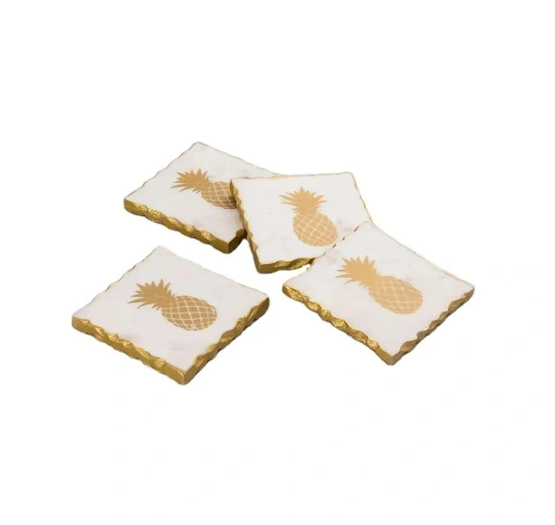 Handcrafted Elegant Marble Tea Coaster - MTC011-MTC011