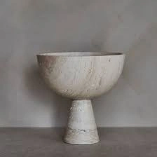 Handcrafted Marble Fruit Bowl - MFB002-1