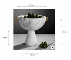 Handcrafted Marble Fruit Bowl - MFB002-2