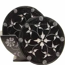 Handcrafted Elegant Marble Tea Coaster - MTC007-3