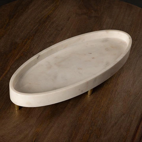 Handcrafted Elegant Marble Serving Tray - FST013-3