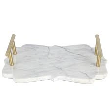 Handcrafted Elegant Marble Serving Tray - FST009-2