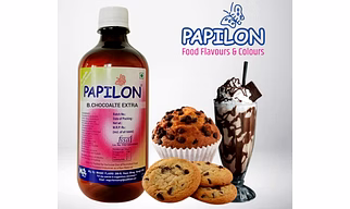 Papilon Concentrated Bourbon Chocolate Food Flavor - 500ml For Cake Cookies Bakery Icecream