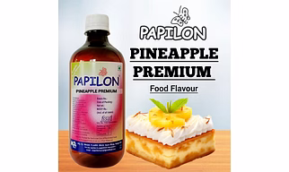 Papilon Concentrated Liquid Food Flavour 500ml - Pineapple Premium /For Baking /Cake/Icecream/Sweets