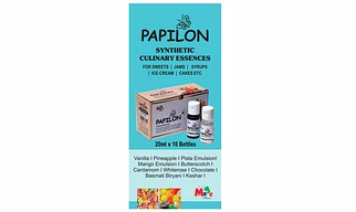 Papilon Culinary Flavouring Essence 20ml x 10 For Cake/Cookies/Ice-Creams/Chocolates