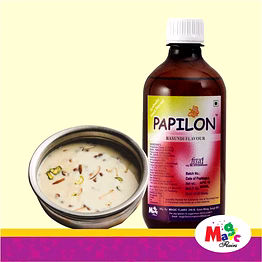 papilon food flavours and colours papilon concentrated liquid food flavour 500ml- basundi flavour