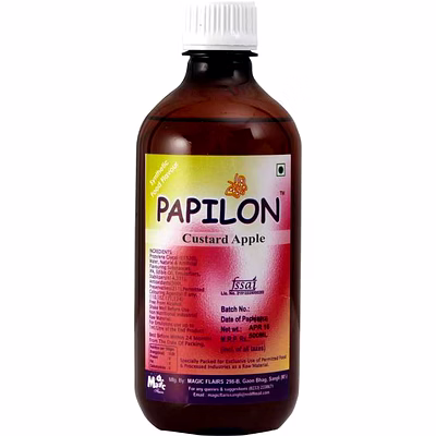 papilon food flavours and colours papilon concentrated liquid food flavour 500ml- custard apple