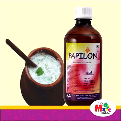 papilon food flavours and colours papilon concentrated liquid food flavour 500ml- buttermilk masala