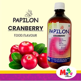 papilon food flavours and colours papilon concentrated liquid food flavour 500ml- cranberry