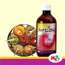 papilon food flavours and colours papilon concentrated liquid food flavour 500ml- garam masala flavours