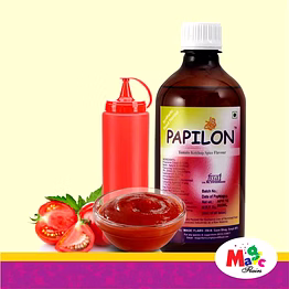 papilon concentrated liquid food flavour 500ml- tomato ketchup spice flavour