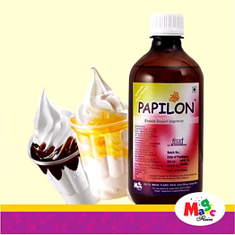 papilon food flavours and colours papilon concentrated liquid food flavour 500ml- frozen dessert improver