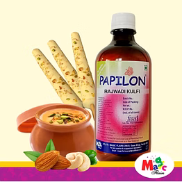 papilon concentrated liquid food flavour 500ml-rajwadi kulfi