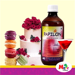 papilon food flavours and colours papilon concentrated liquid food flavour 500ml- rose flavour