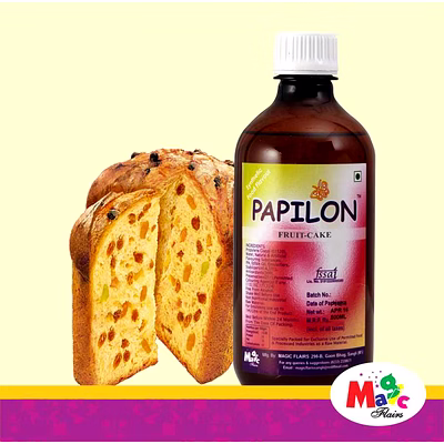 papilon food flavours and colours papilon concentrated liquid food flavour 500ml- fruit cake