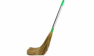 steel lock broom