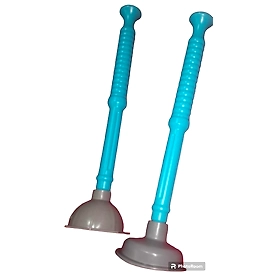 toilet plunger & chop pump
