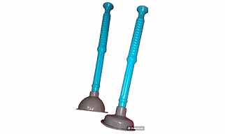 toilet plunger & chop pump