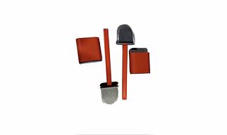 silicon toilet brush