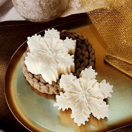snowflake candles