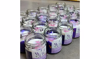 Lavender Jar Candles