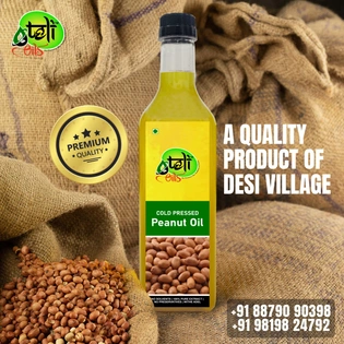 Cold Pressed Groundnut Oil