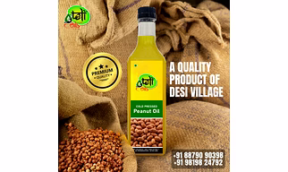 Cold Pressed Groundnut Oil