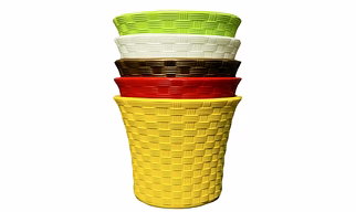 RATAN FLOWER POT