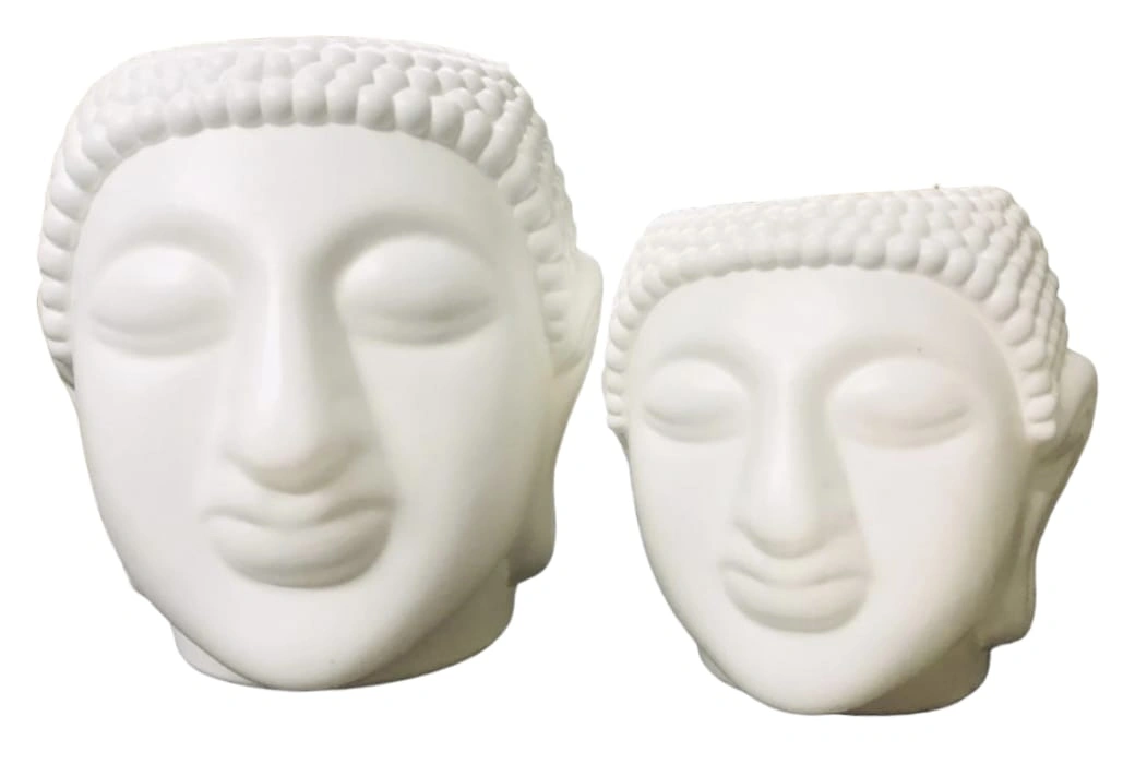 PLASTIC BUDDHA FLOWER POT-12483208