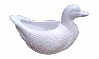 DUCK PLASTIC FLOWER POT 10 INCH