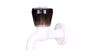 SMART PTMT BIBCOCK ( ISI CERTIFIED) COLOUR - BLACK