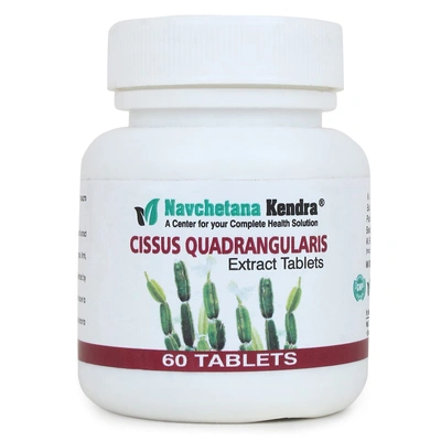 Navchetana Kendra Cissus Quadrangularis Tablets(60 Tablets)|Joint Pain and Fracture Bone