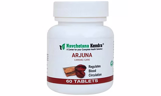 Navchetana kendra Arjuna Tablets(60 Tablets)| Control Cholesterol ,Blood Sugar