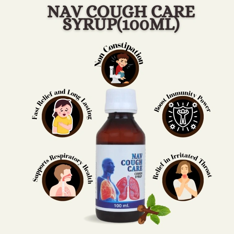 Navchetana Kendra Nav Cough Care Syrup 100ML|Fast relief in Cough , Cold-1