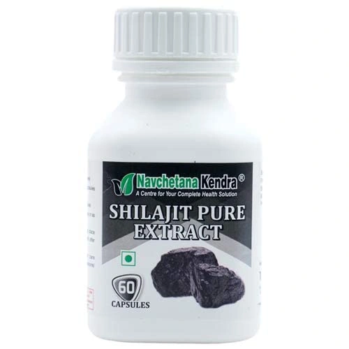 Navchetana Kendra Shilajit Capsules( 60 Capsules)|Enhance stamina and Testosterone Level-SHILAJIT-60