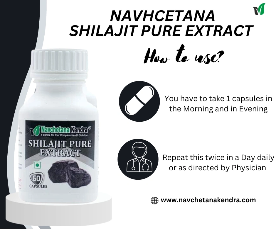 Navchetana Kendra Shilajit Capsules( 60 Capsules)|Enhance stamina and Testosterone Level-4