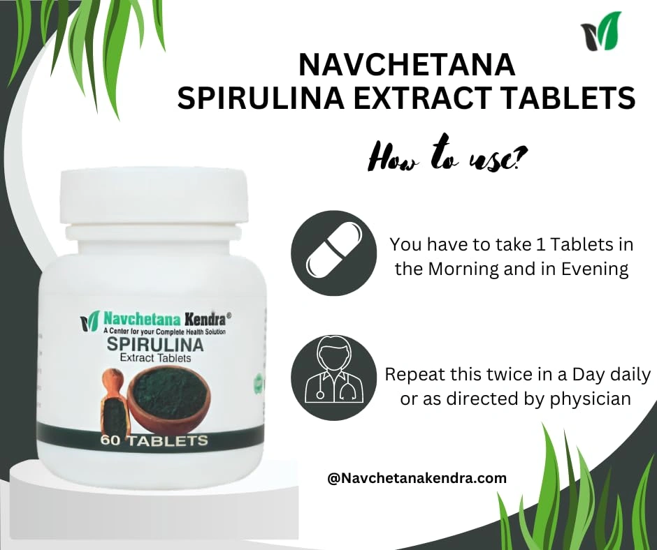 Navchetana Kendra Spirulina Tablets(60 Tablets)-4