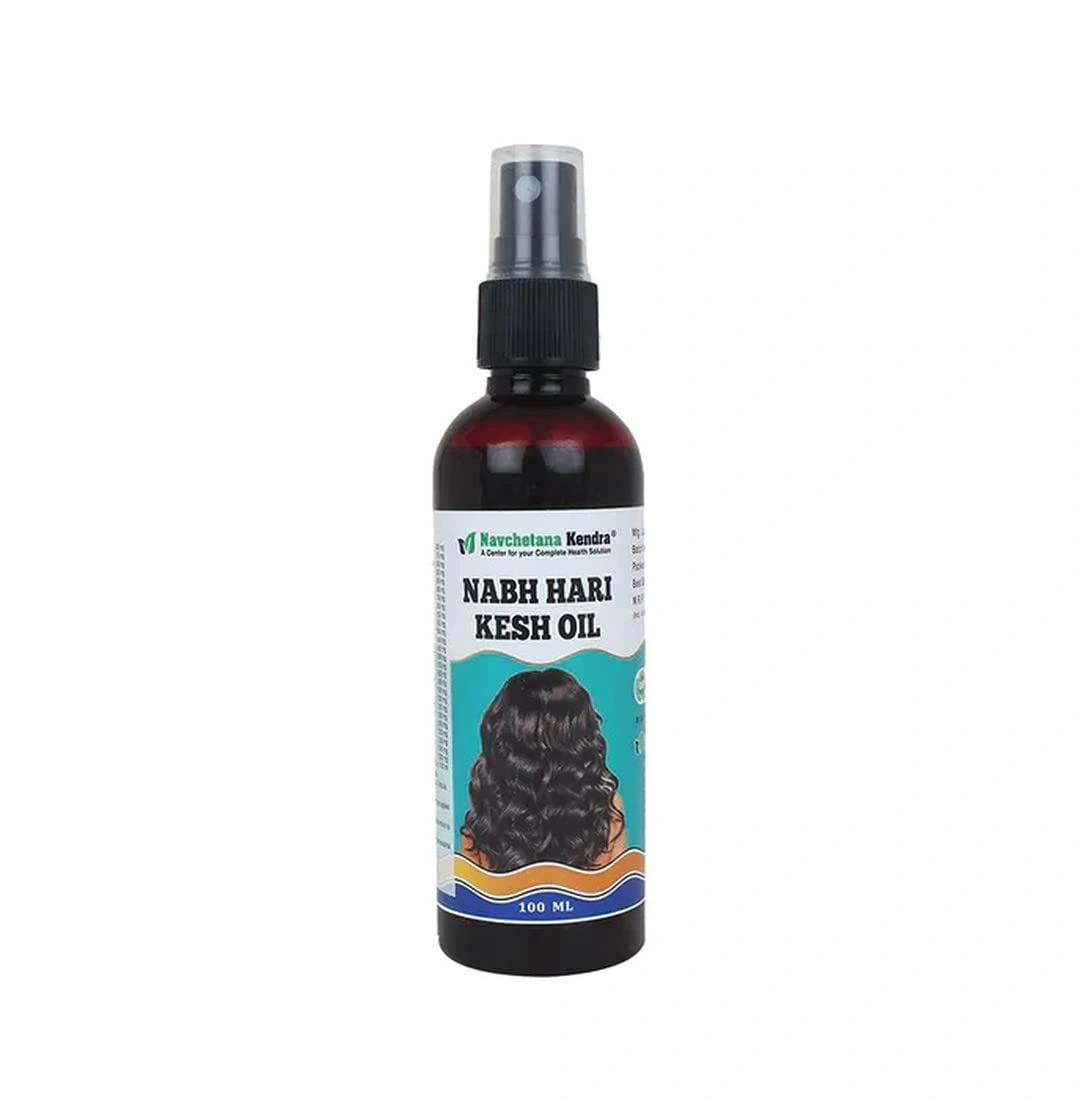 Navchetana Kendra Nabh Hari Kesh Oil 100ML| Control Hairfall problem, Shiny Hair-nabh-100