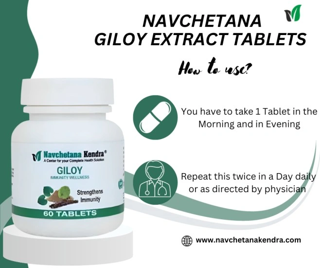 Navchetana Kendra Giloy Tablets(60 Tablets)-4