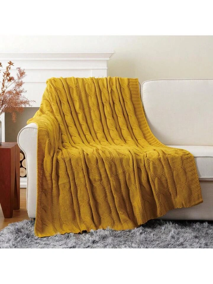 KNITTED THROW BLANKET-12488488