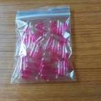 Transparent Pink City Empty Hard Gelatin Capsules, Size 0-1