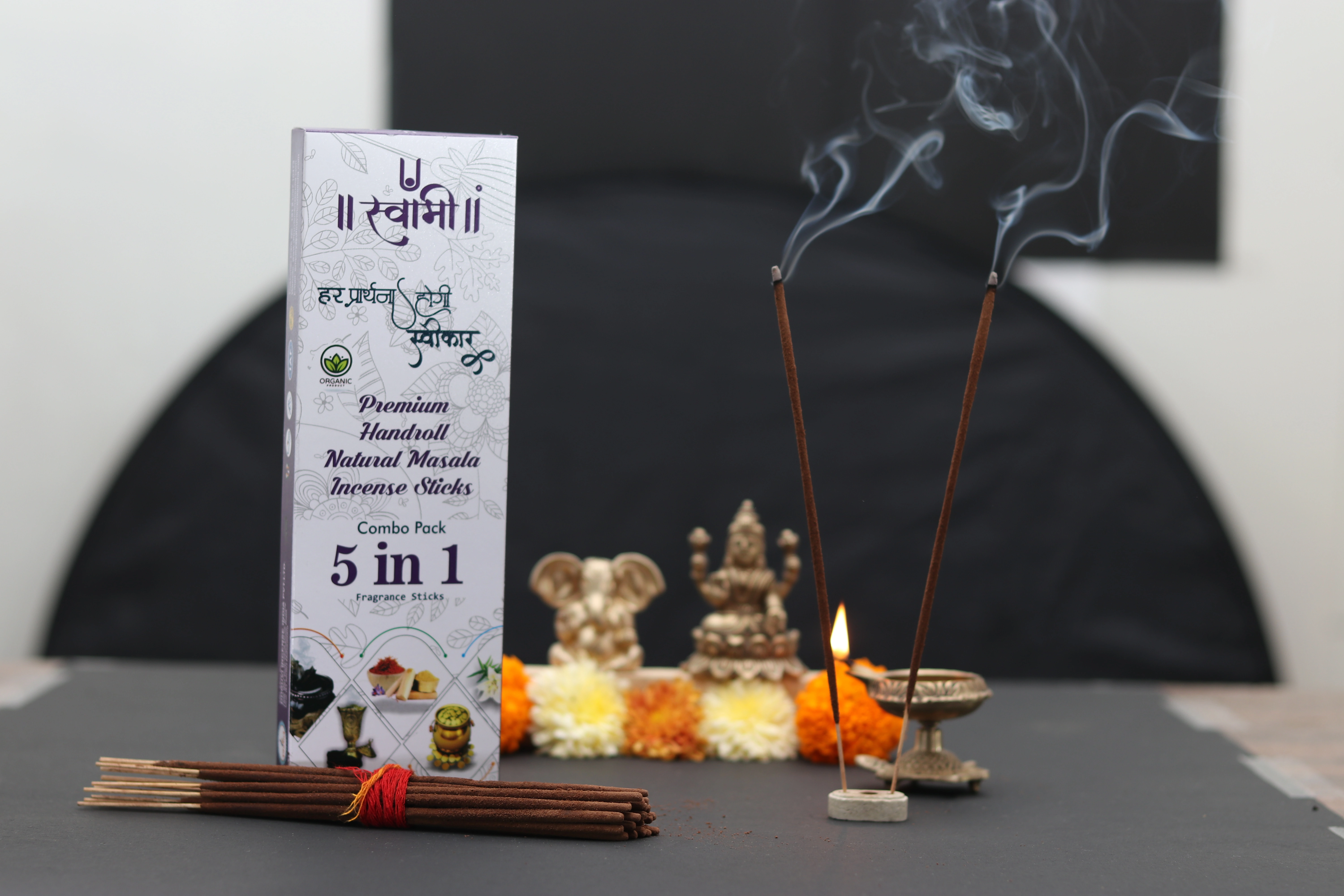 SWAMI PREMIUM HANDROLLED MASALA INCENSE STICKS-12488526