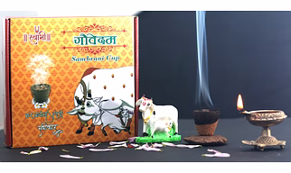 Swami Gauvedam Cow Dung Sambrani Cupdhoop