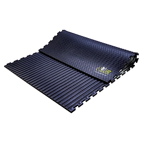 TJP Diamond Top Cow Mats - 6' x 4' -17mm - Double Side Lock