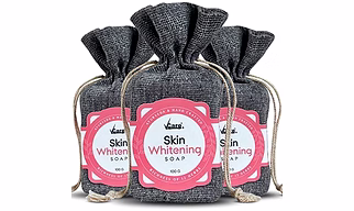 VCare Skin Whitening Soap with Richness of 12 Active Ingredients,100 gm (Pack of 3)