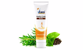 VCare Pimple Care Gel for All Skin Types 30g with Green Tea and Neem 30 gm Suitable for Men and Women Pack of 1
