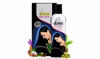 Vcare Herbal Hair Oil for Hair Growth, Hair Fall Control, Suitable For All Hair Types - 100ml Pack Of 1