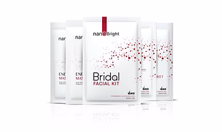 VCare Nano Bridal Wedding Glow Facial Kit for Womens Radiant and Glowing Skin Suitable for All Skin Types Single Use (120g)