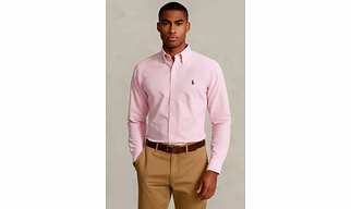 Premium Men's Striped Oxford Shirts - POLO Style by Ralph Lauren